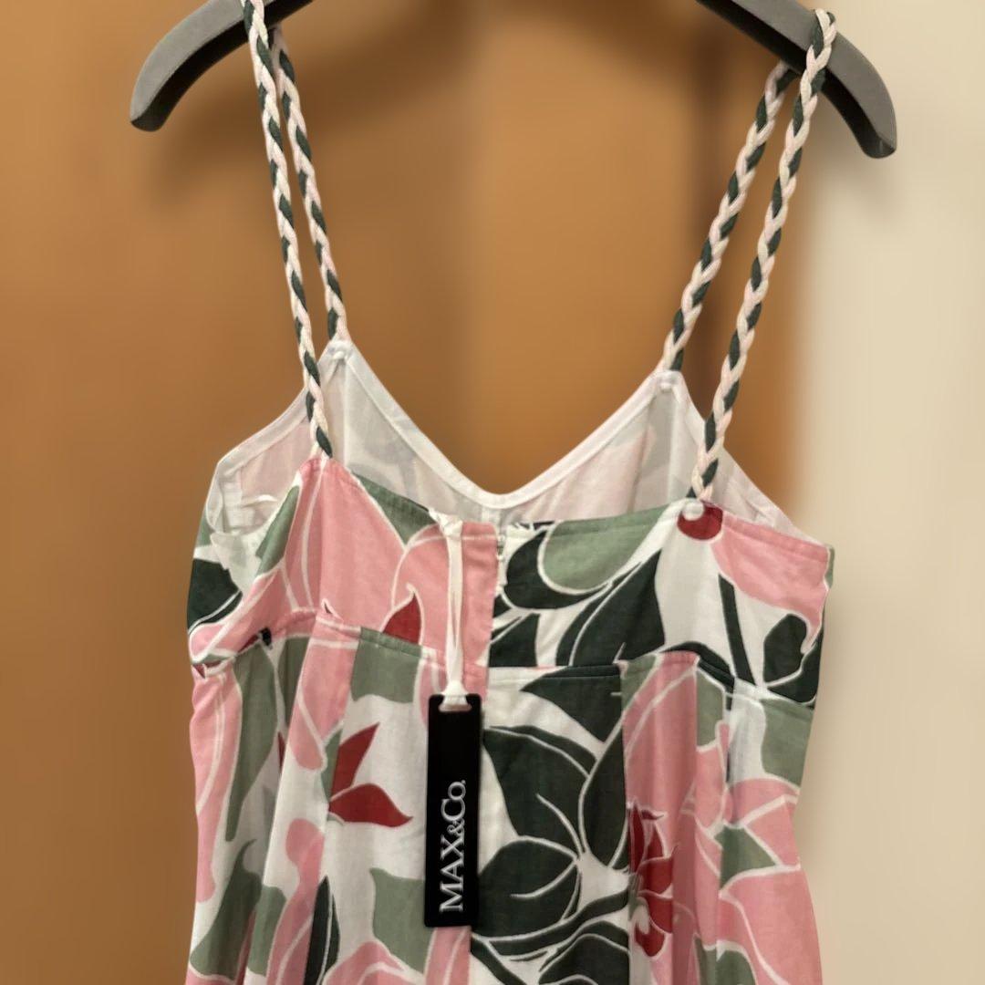 ✨新品タグ付き未使用✨MAX&Co. 花柄キャミマキシ丈ワンピース サイズ40