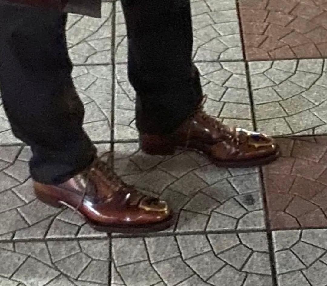 レア　プラダ12AW ナイト　ドレス　シューズ　7 美品　ラバーソール