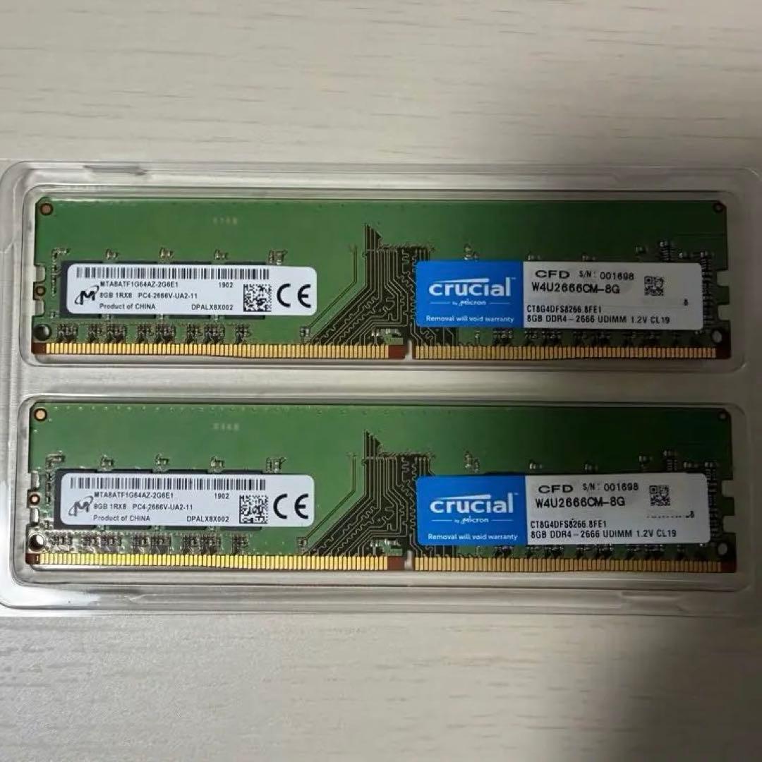 Crucial CT8G4DFS8266 DDR4 8GB×2 16GB