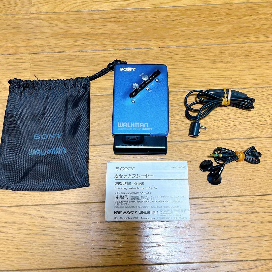 Sony WM-EX677 カセットプレーヤー ウォークマン 付属品多数