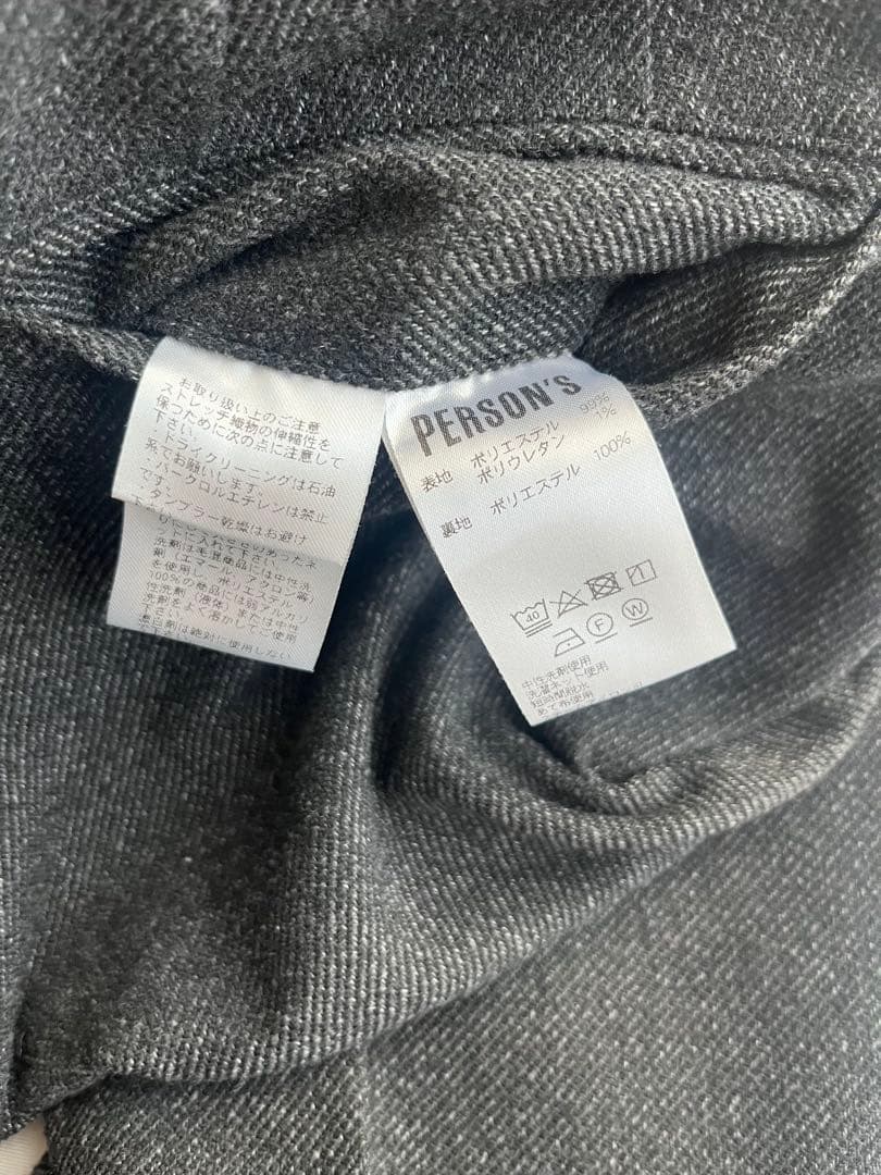 PERSON´S FOR MEN スーツ スリーピース ワンタック