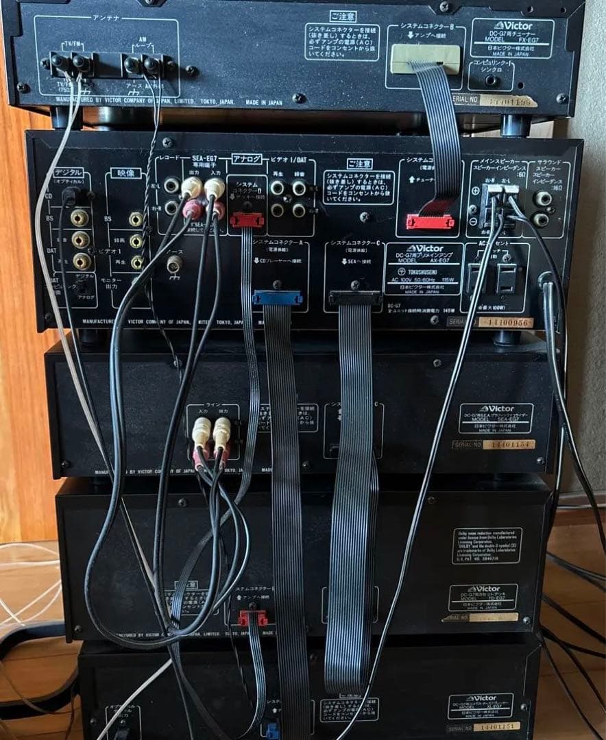 Victor コンポ CDプレーヤー カセットデッキ