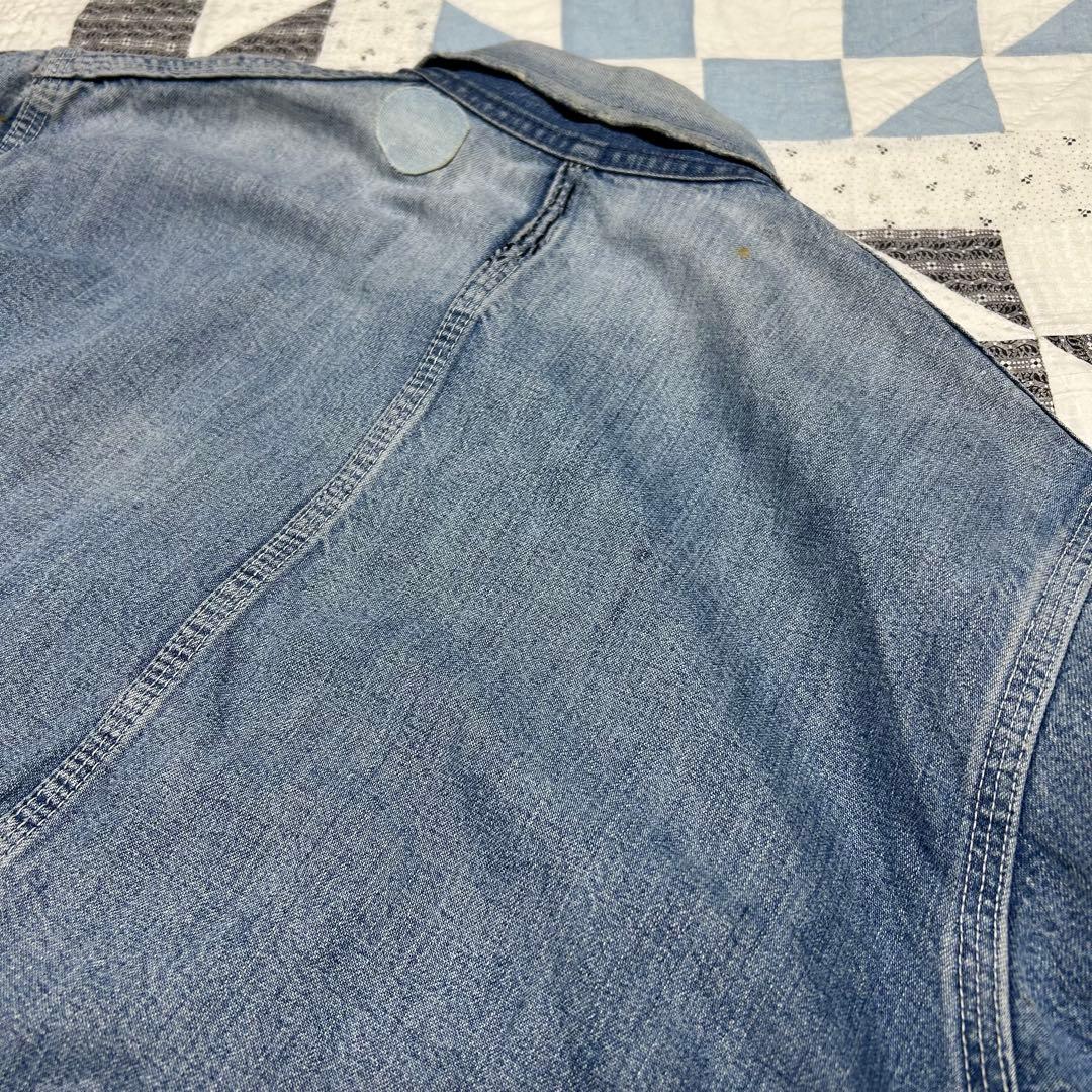 コーヒー 60s BIG MAC DENIM COVERALL 40相当