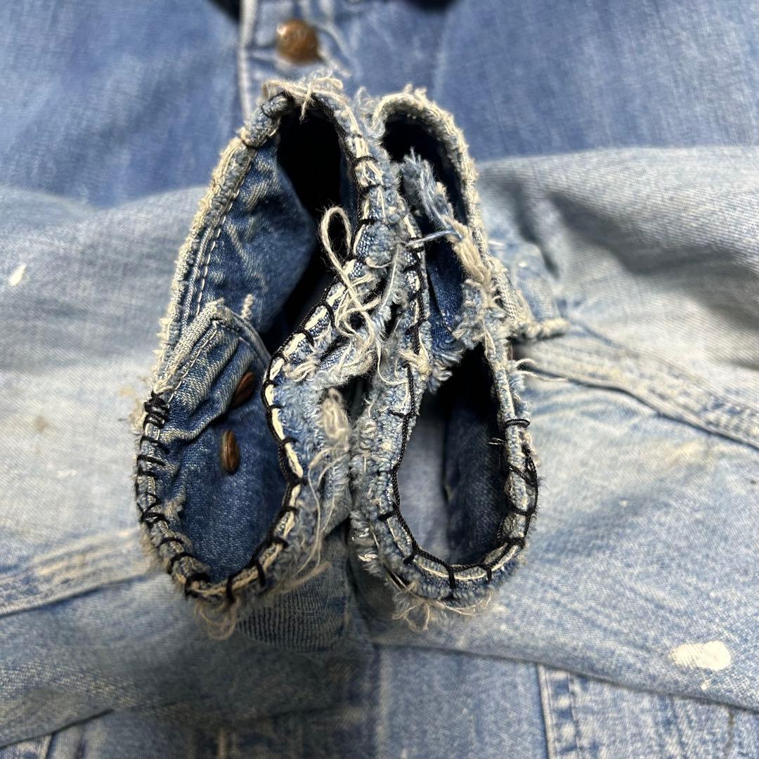 コーヒー 60s BIG MAC DENIM COVERALL 40相当