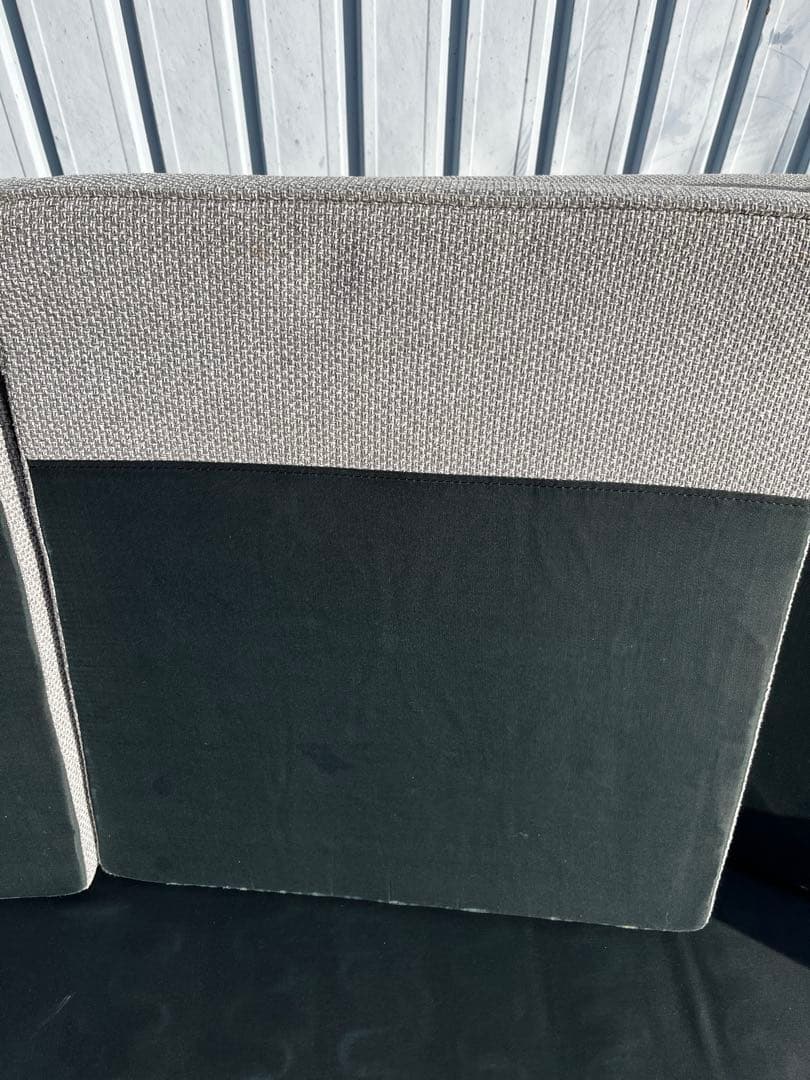 カリモク60 3P ロビーチェア　ミストグレー中古品