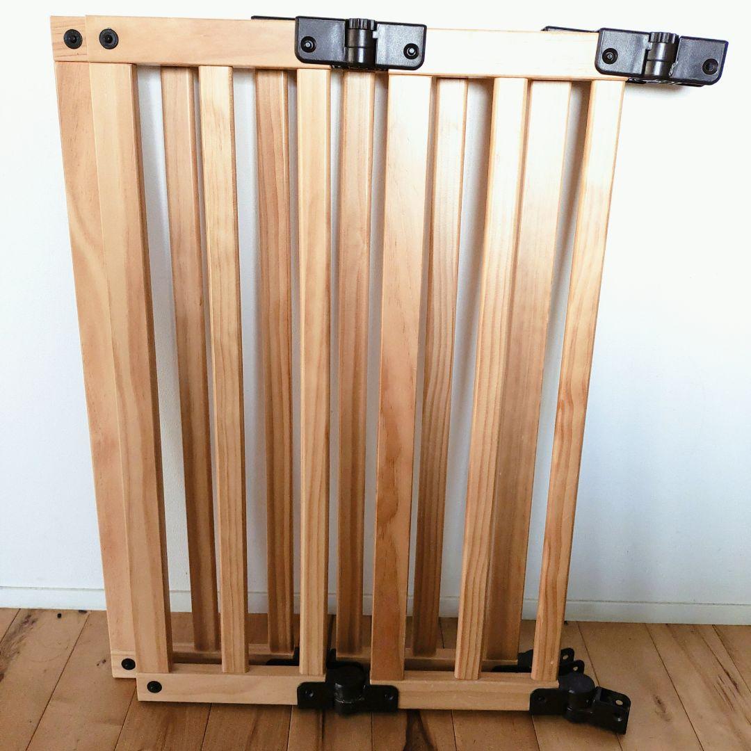 日本育児 おくだけドアーズwoody Lサイズ　拡張パネルで長さ調整OK