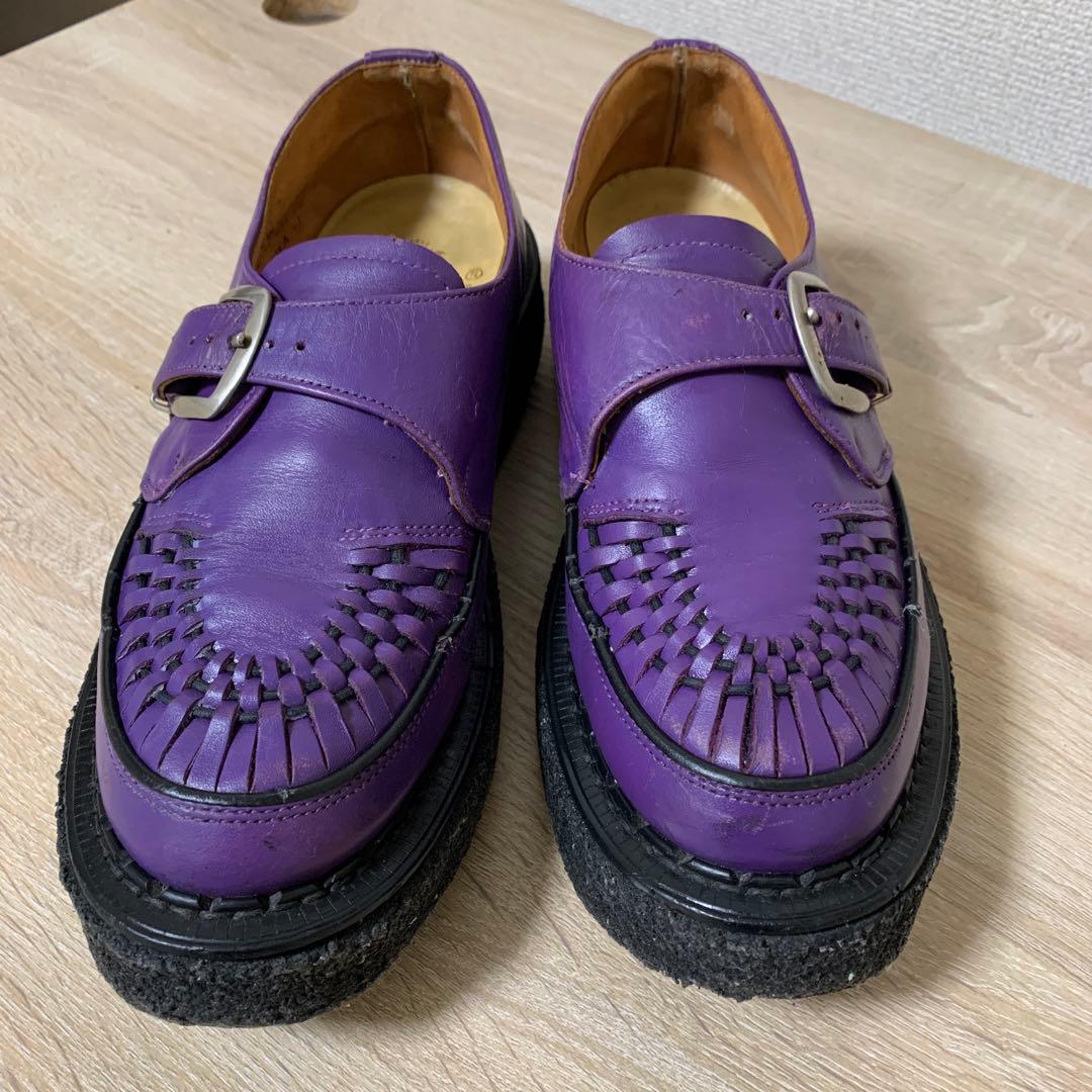 希少 e coxラバーソール(パープル)UK8(中古品)お値引可能