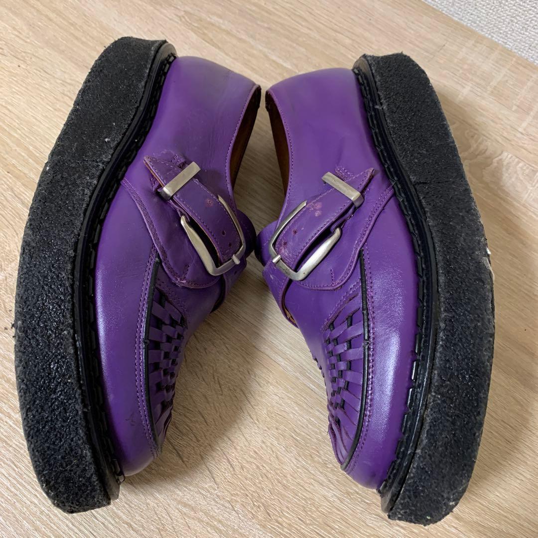 希少 e coxラバーソール(パープル)UK8(中古品)お値引可能