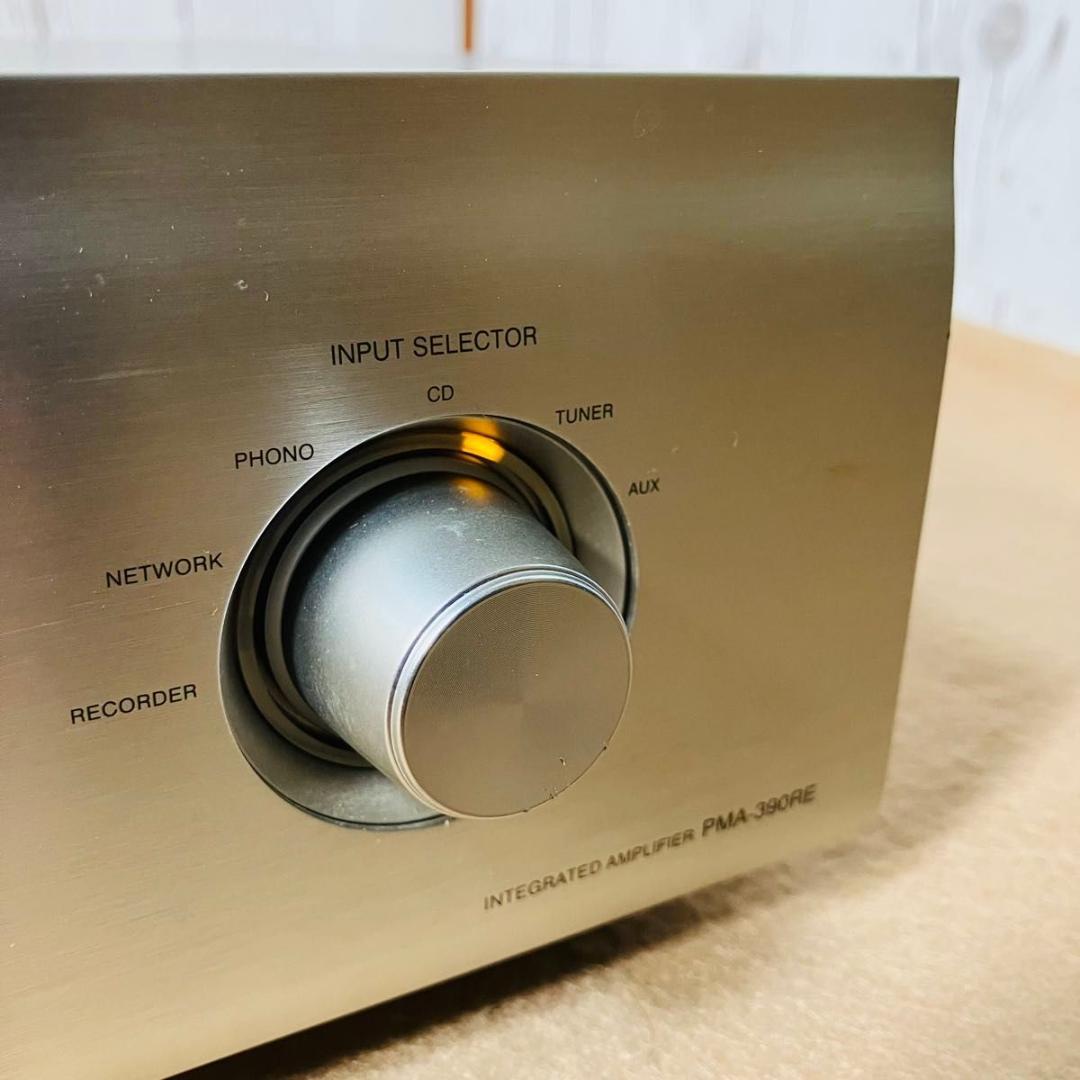 【美品】DENON プリメインアンプ PMA-390RE リモコン付き シルバー