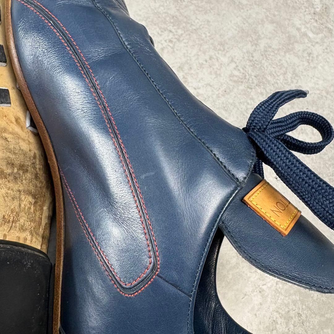 ルイヴィトン　LOUIS VUITTON レザー 本革　シューズ　7 ネイビー