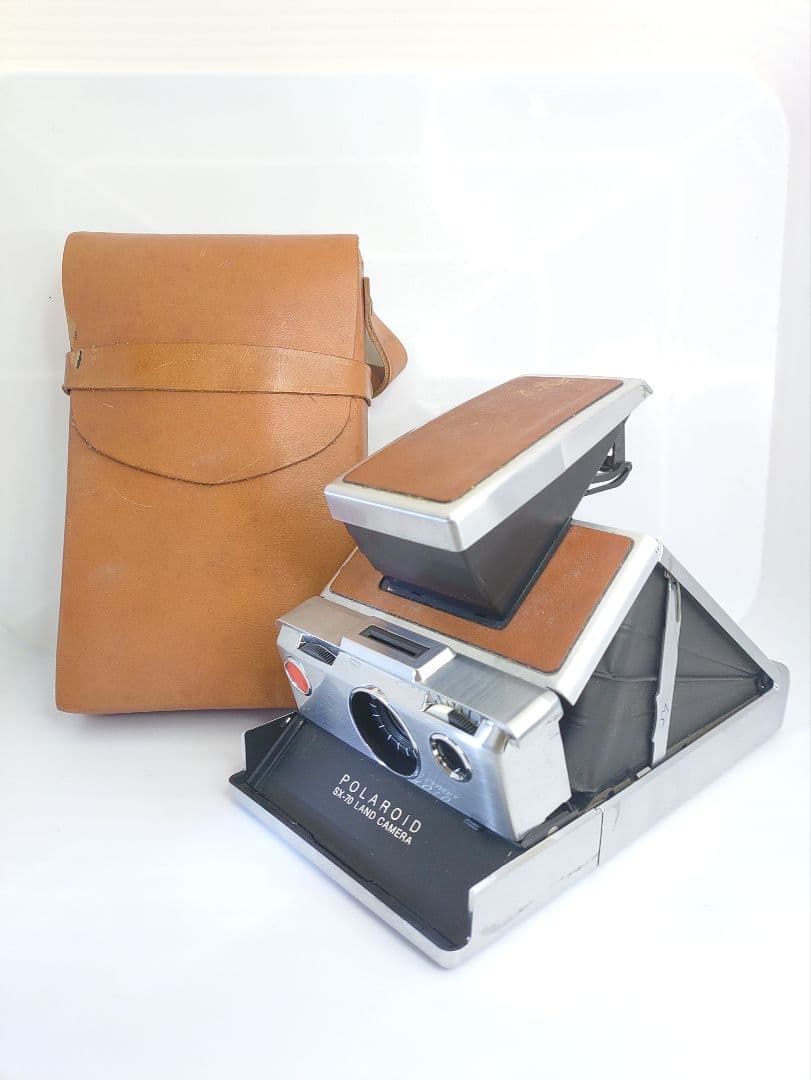 Polaroid SX-70 Land Camera レザーケース 動作未確認
