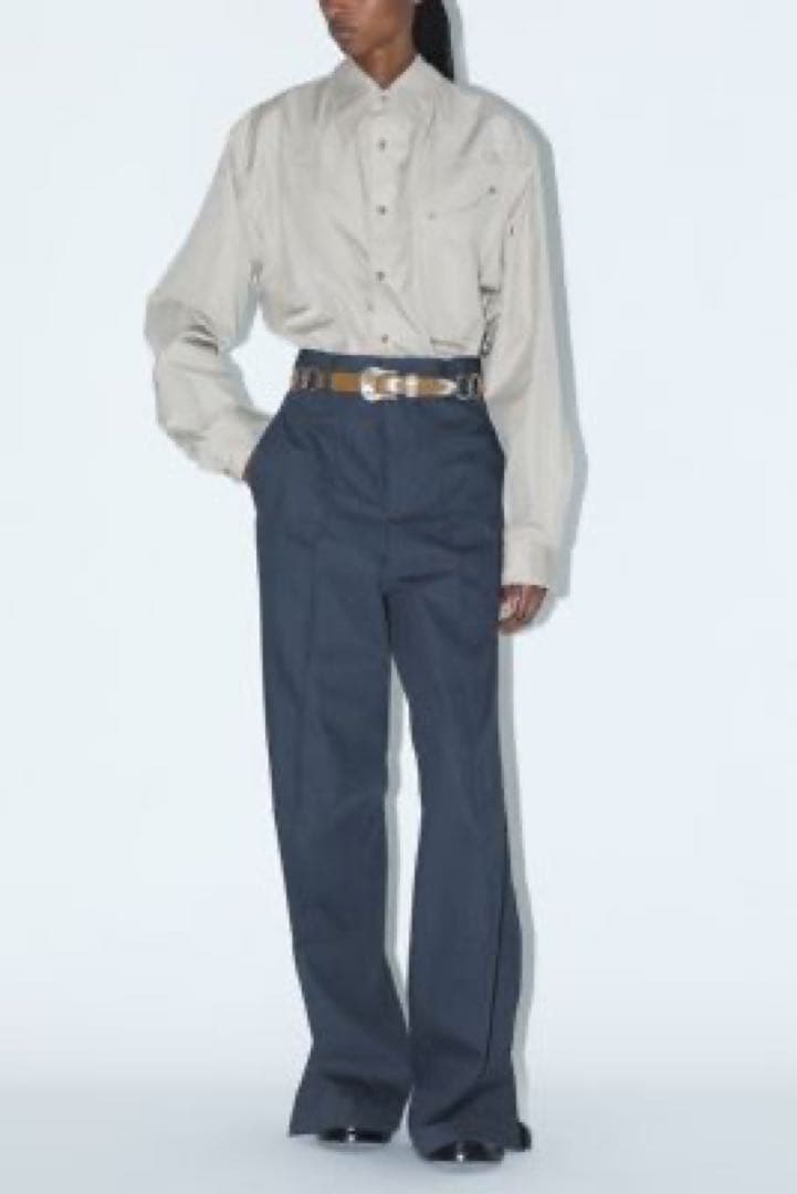 【美品】TOGA TOO HIGH TWIST TWILL PANTS 2025