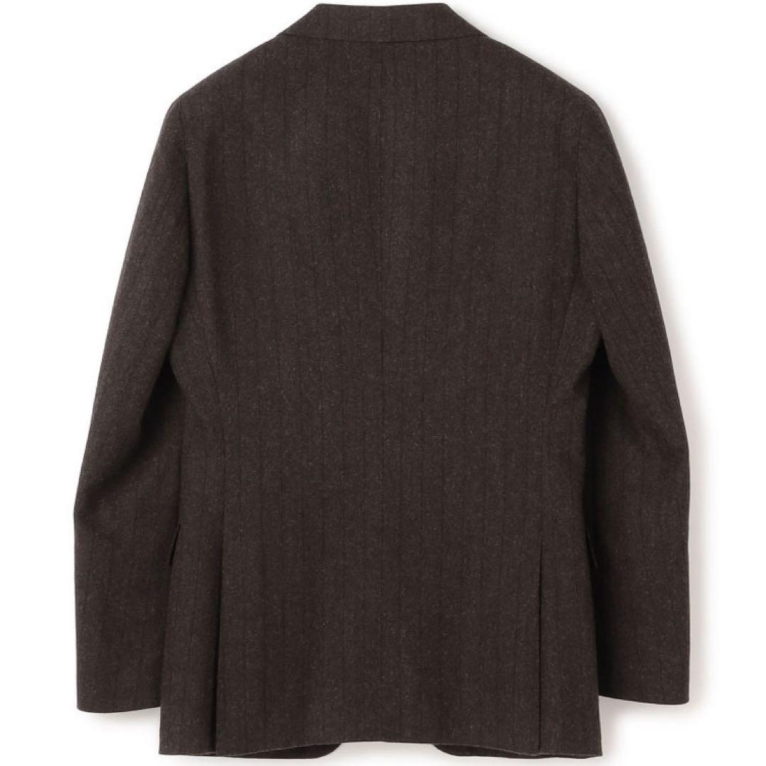 ブラウンスーツ　秋冬　ストライプ