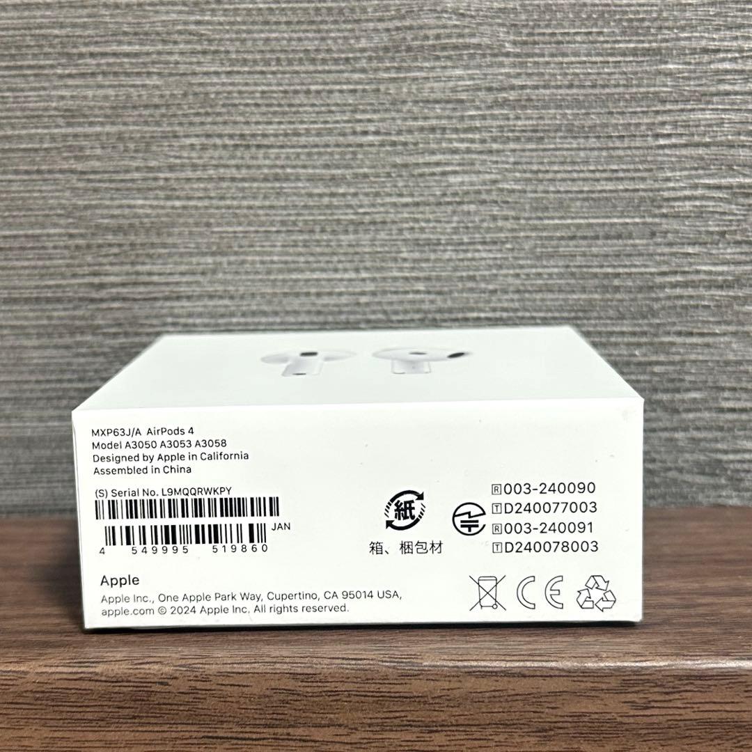 新品未使用 AirPods4 本体