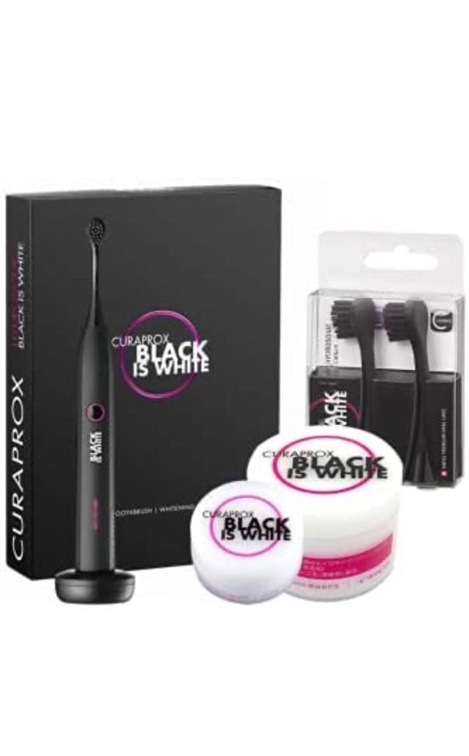 クラプロックス 電動歯ブラシ+粉歯みがき20ｇ+3g +替えブラシ2本セット