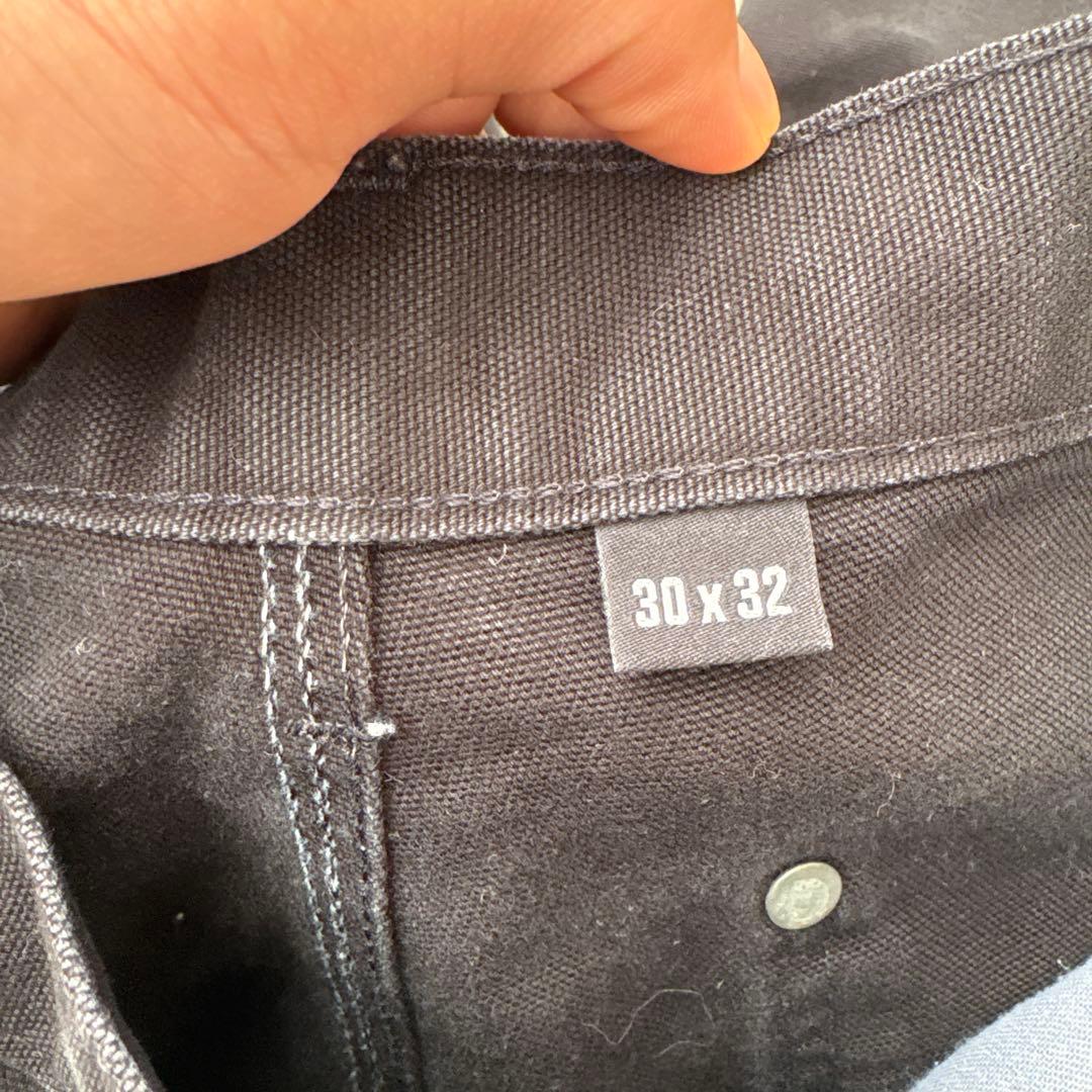 USA製カーハート ダブルニー ペインターパンツ 黒 B01