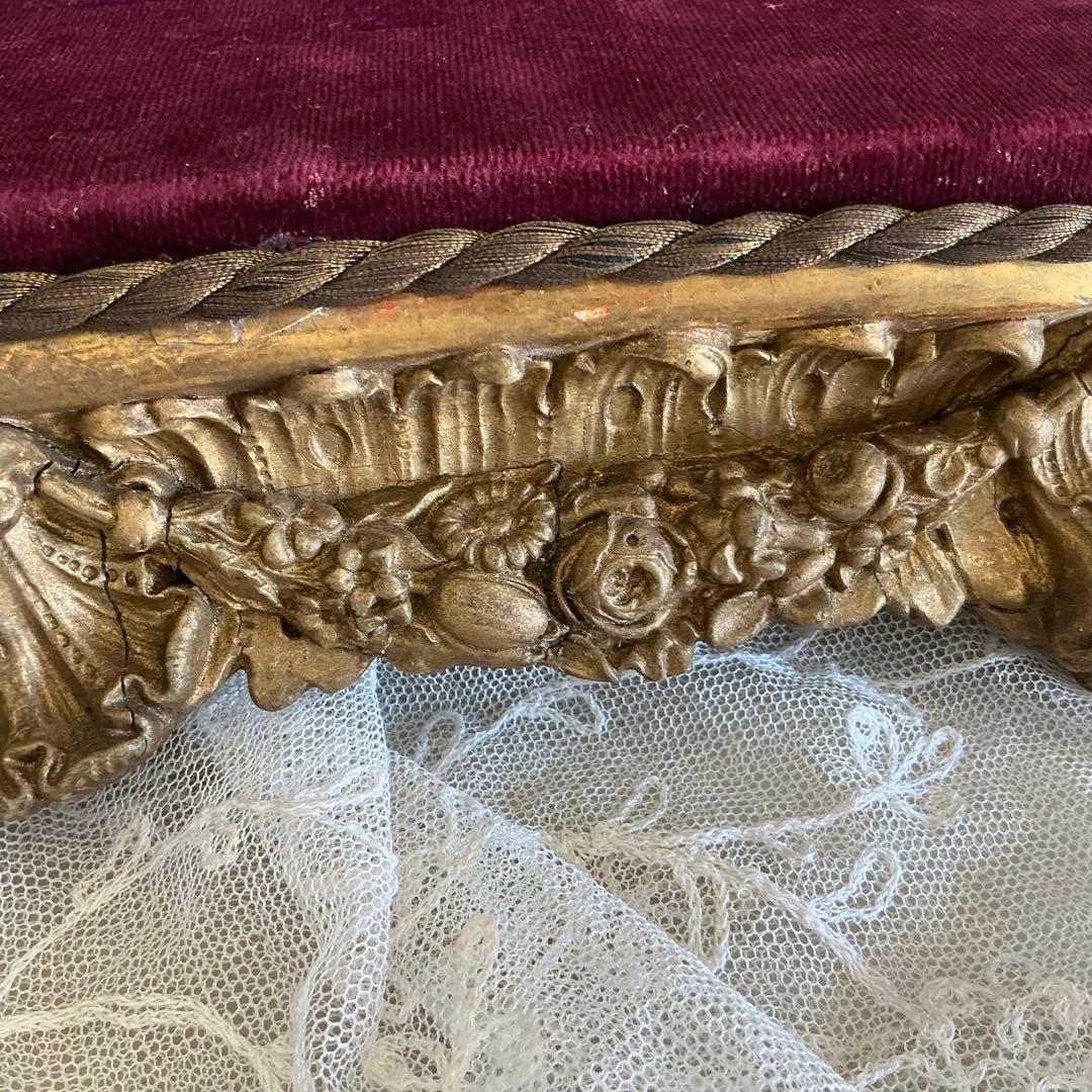 【重厚】フランス　アンティーク　ディスプレイ台　台座　ポワドレ　時計台