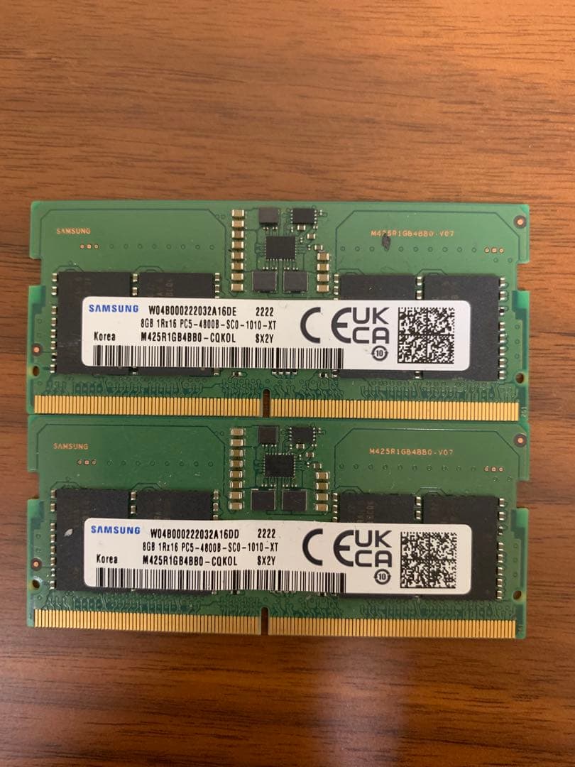 【動作品】SAMSUNG DDR5-4800 16GB