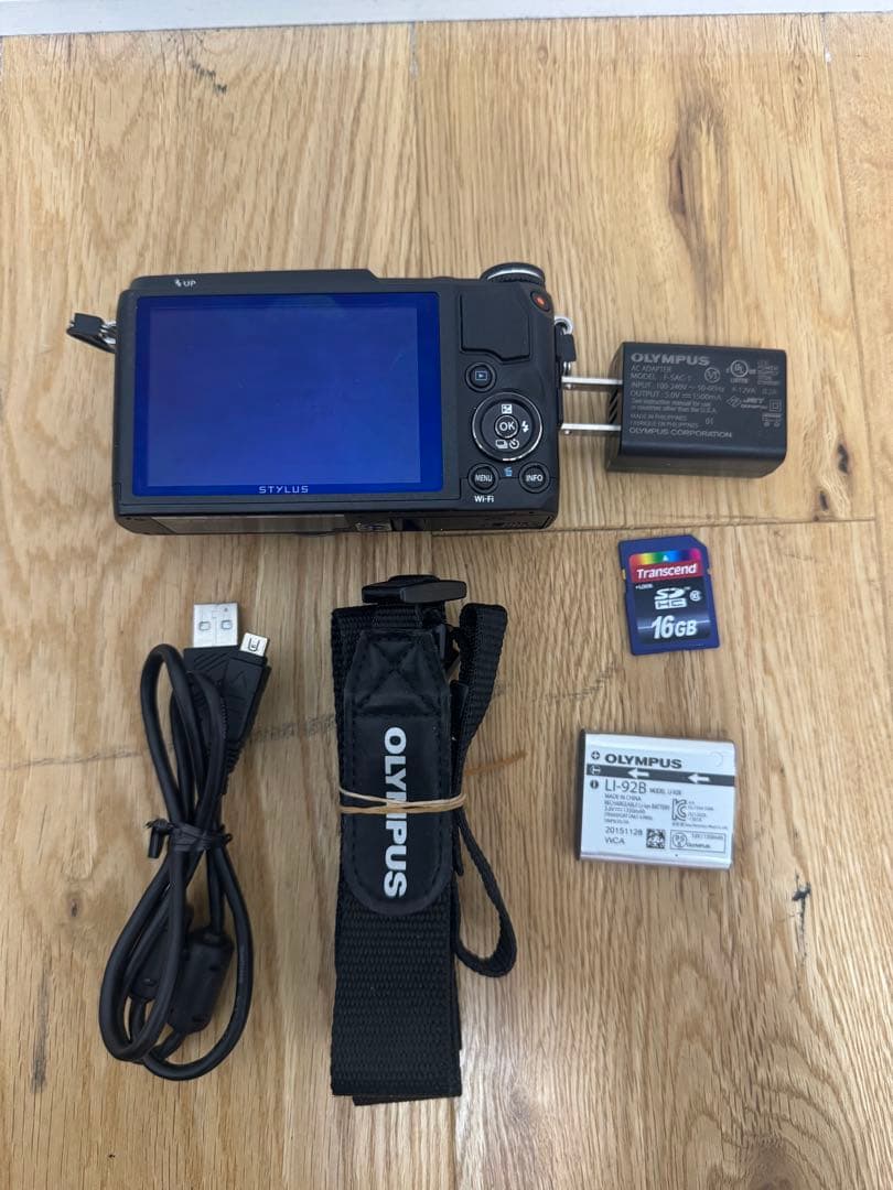 動作確認 OLYMPUS オリンパス STYLUS SH-3 ブラック