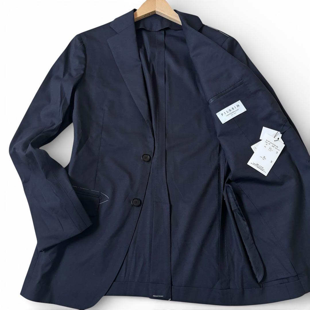 【新品タグ付】定価8.8万 ロロピアーナ トゥモローランド ピルグリム 46 紺