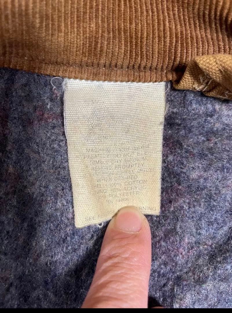 カーハート　ミシガンチョアコート　80s USA製