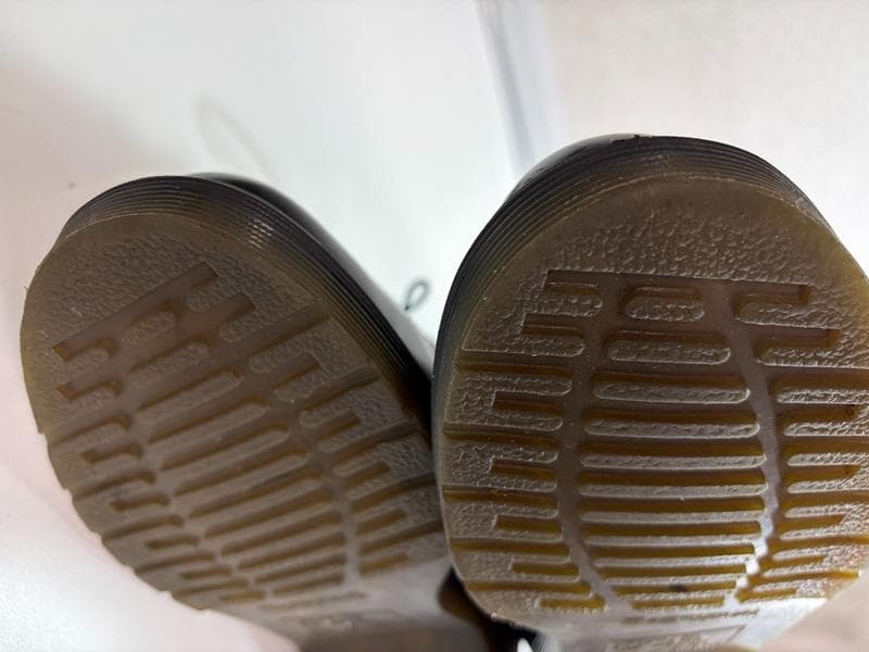 美品☆Dr.Martens　ドクターマーチン　イエローステッチブローグシューズ