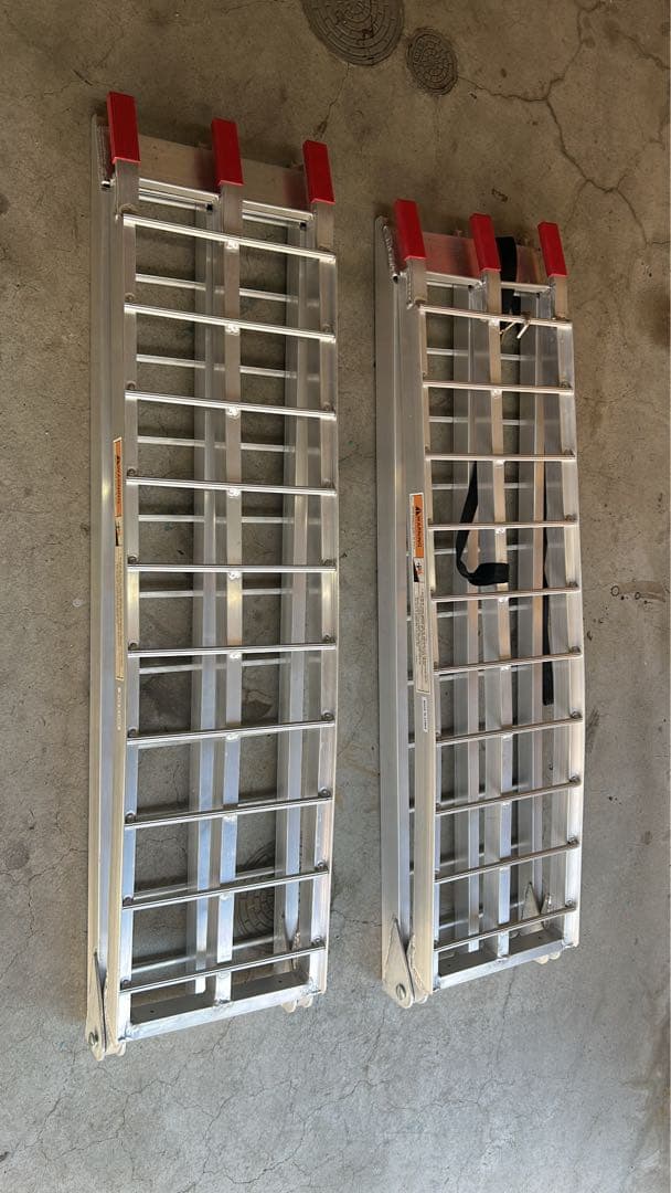 アルミ製 バイクランプ 折りたたみ式