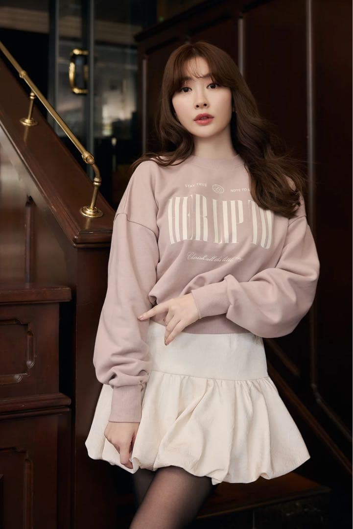 スカート Bubble Mini Skirt herlipto