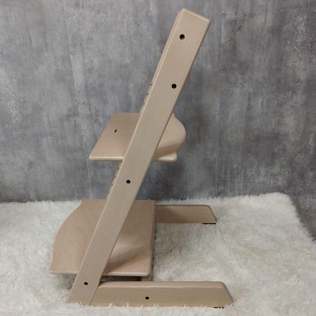 極美品　STOKKE　トリップトラップ　シリアル5　ストッケ　ホワイトウォッシュ