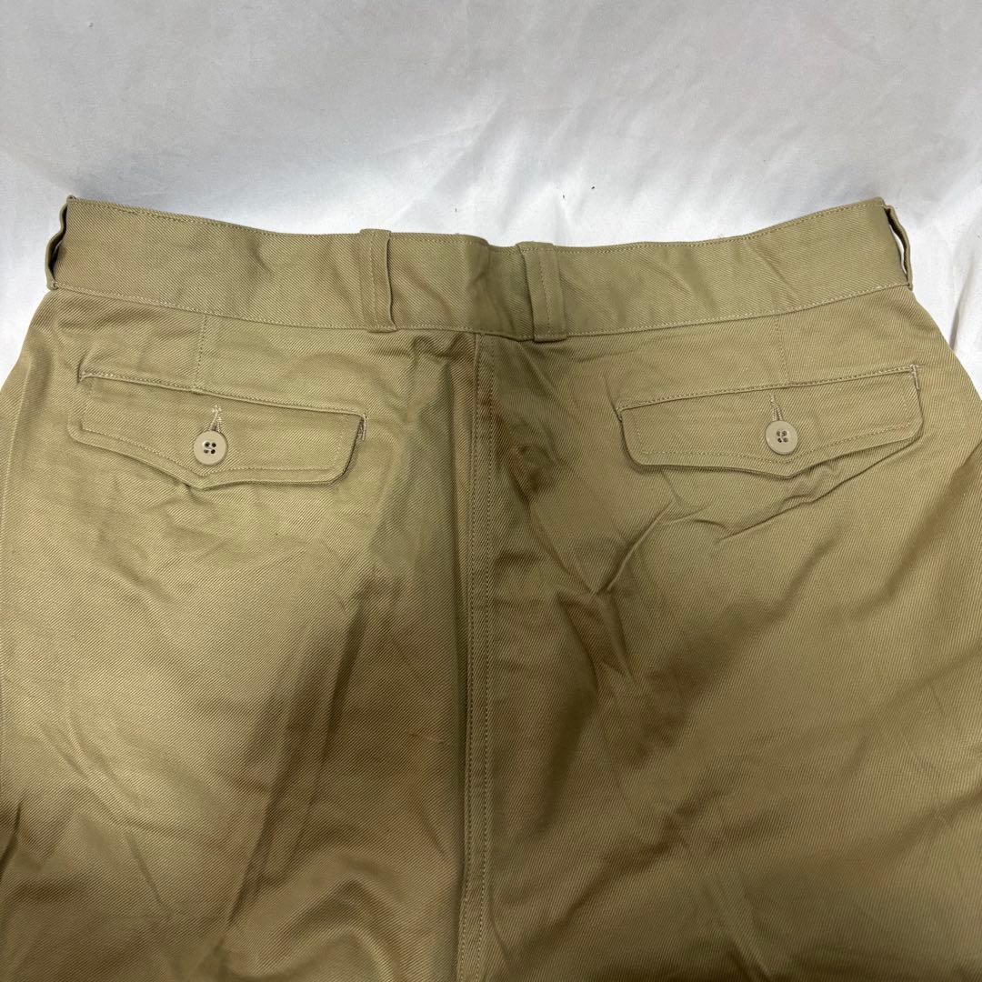 フランス軍　50's M52 チノパン デッドストック 実物　官給品　神サイズ