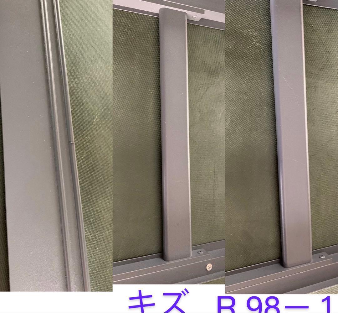 アルミ製 エアコン室外機カバー排気ルーバー方向可調整R-ダクーグレー