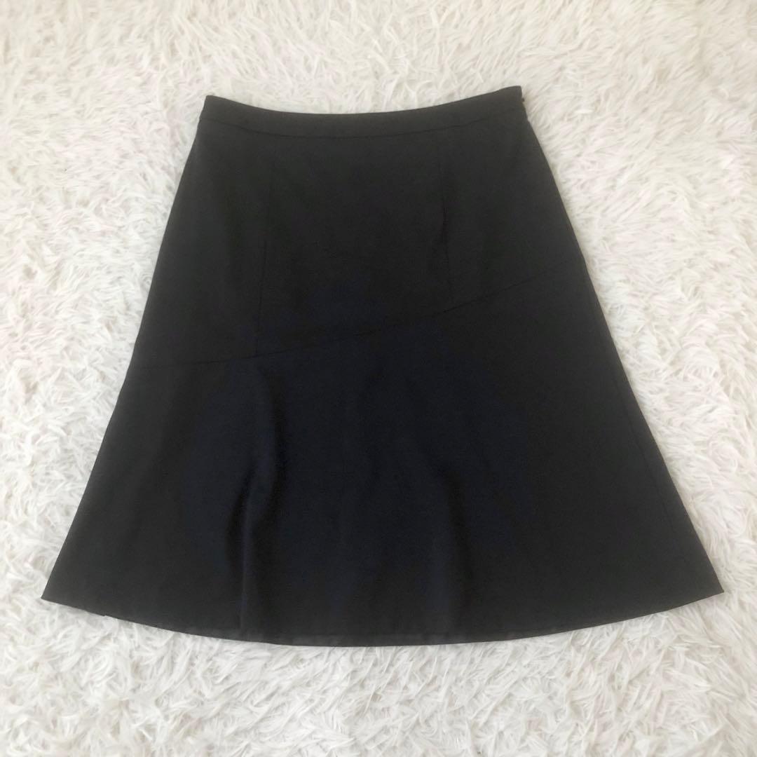 美品 リフレクト 匠シリーズ 大きいサイズ 洗えるスカートスーツ ストレッチ