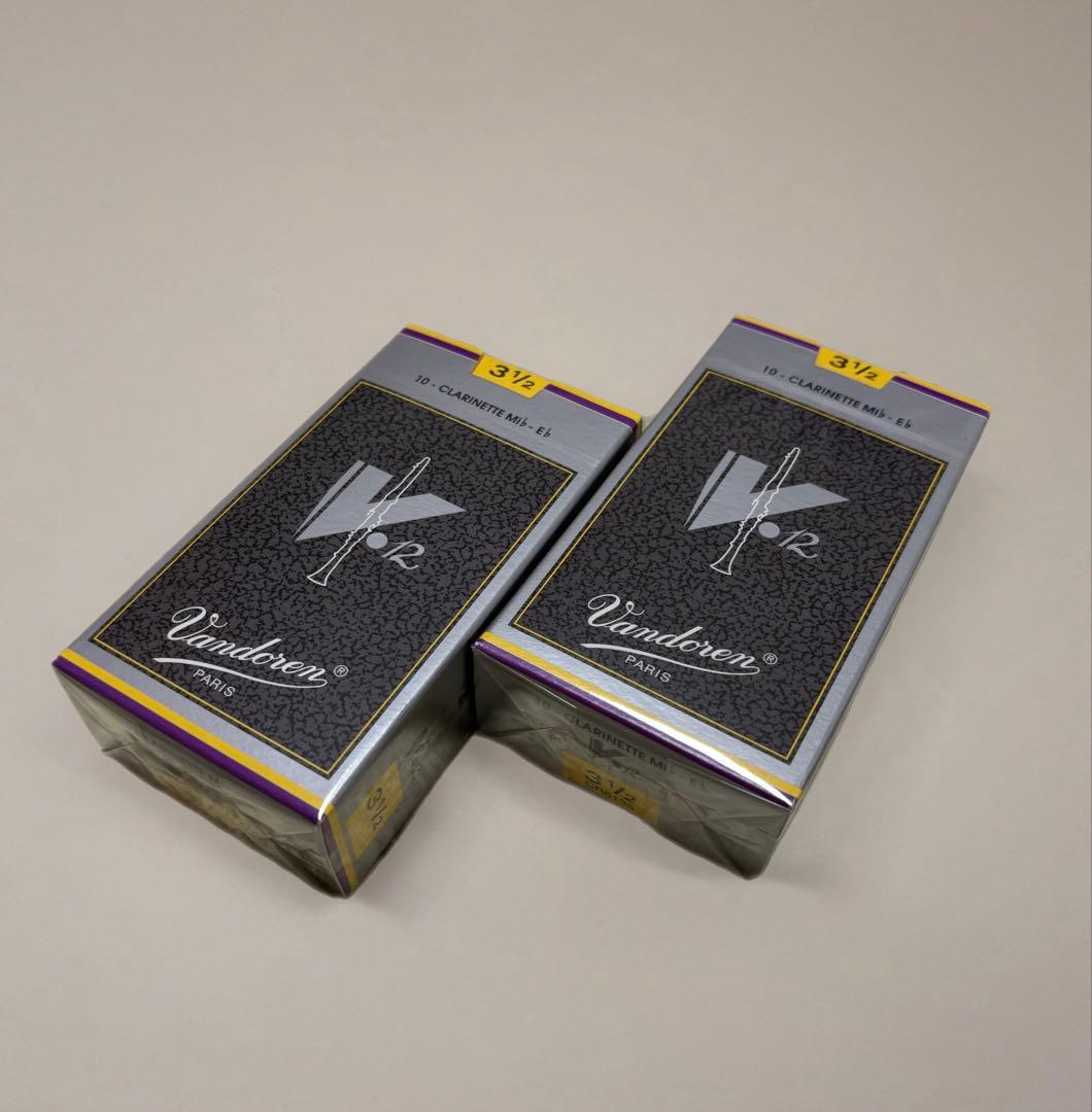 VANDOREN Eb クラリネットリード　V12 (3半) 10枚×２箱