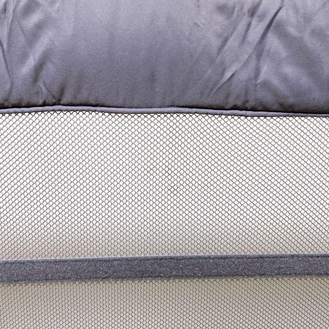 アップリカ　ココネルエアーAB　グレー　ホワイト　ベビーベッド　ベビーサークル