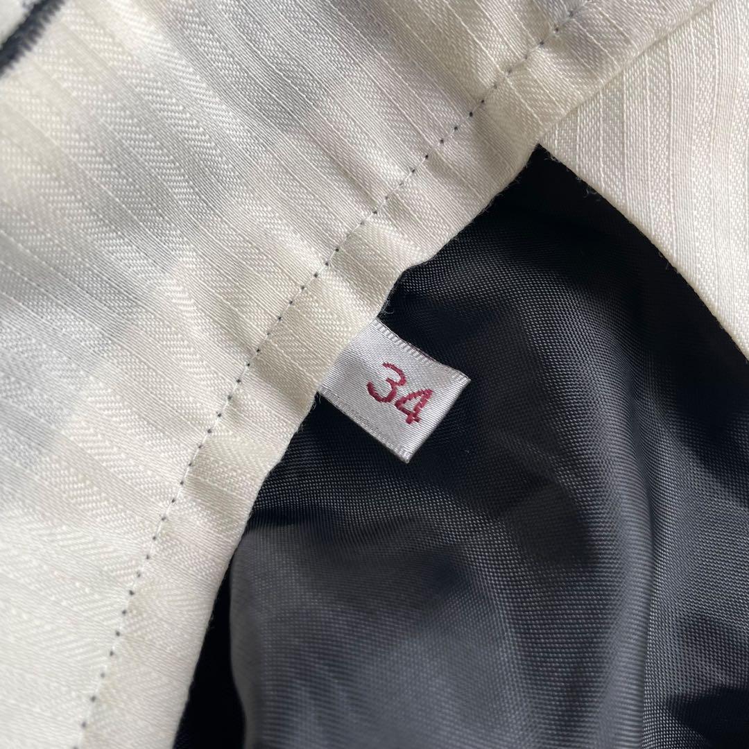 ビンテージスラックス 2タック ウールパンツ ワイドパンツ 90s USA 古着