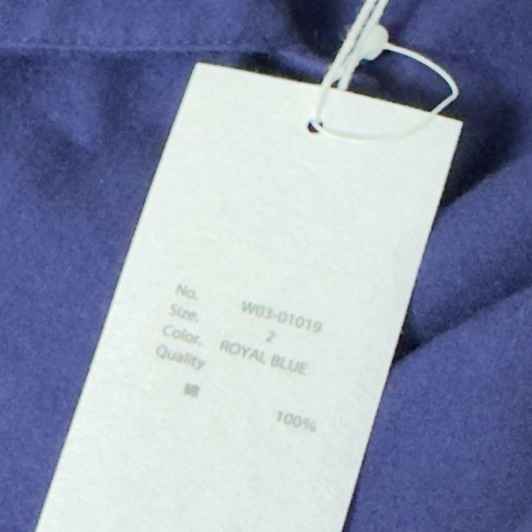 M*x様 COMOLI コットンネルワークジャケット ロイヤルブルー 2