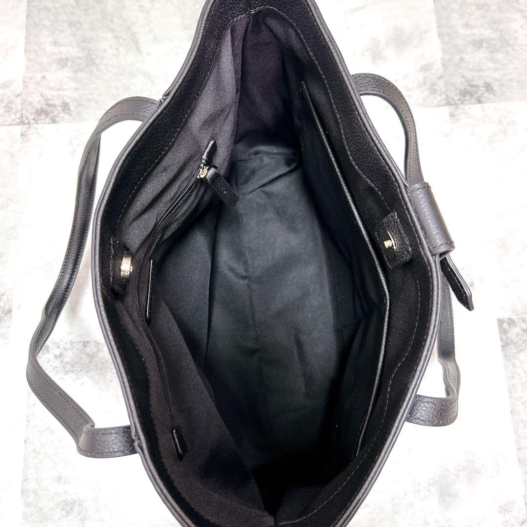 【極美品】トプカピ TOPKAPI ベルトデザイン スリム トートバッグ レザー