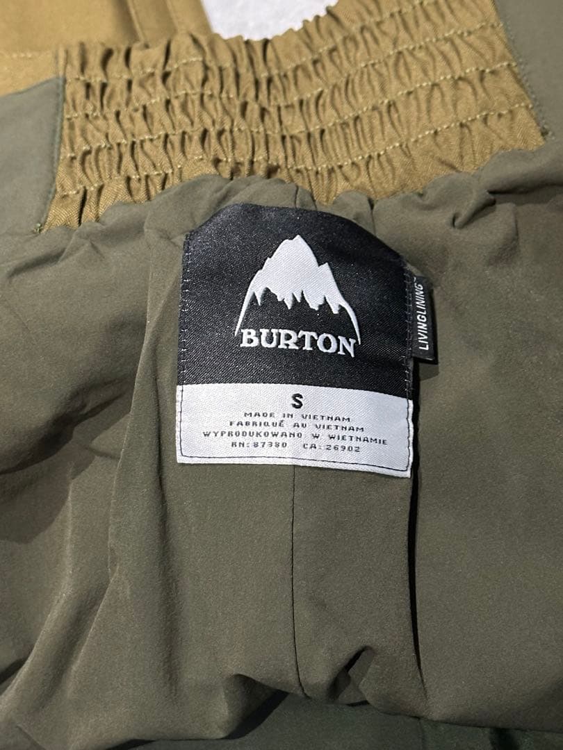 【専用】BURTON バートン ビブパン スノーボードウェア 上下セット S