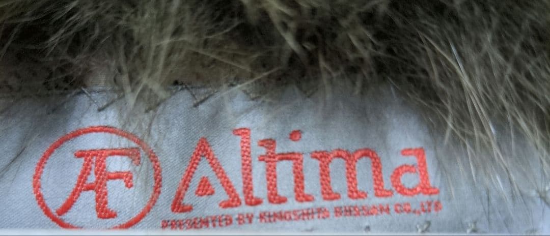 オリーブグリーン ケープコート ファー付き