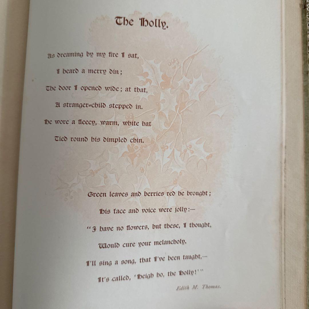 稀少1888年アンティーク美しい挿絵の絵本　洋書　古書ジャンクジャーナル額装にも