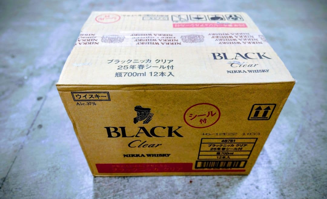 NIKKA BLACK Clear 700ml 12本入