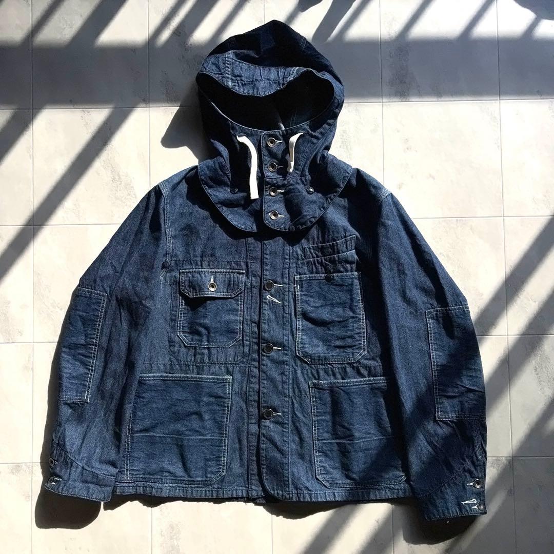 【美品】エンジニアードガーメンツ デニム エンジニアジャケット 短丈 USA製