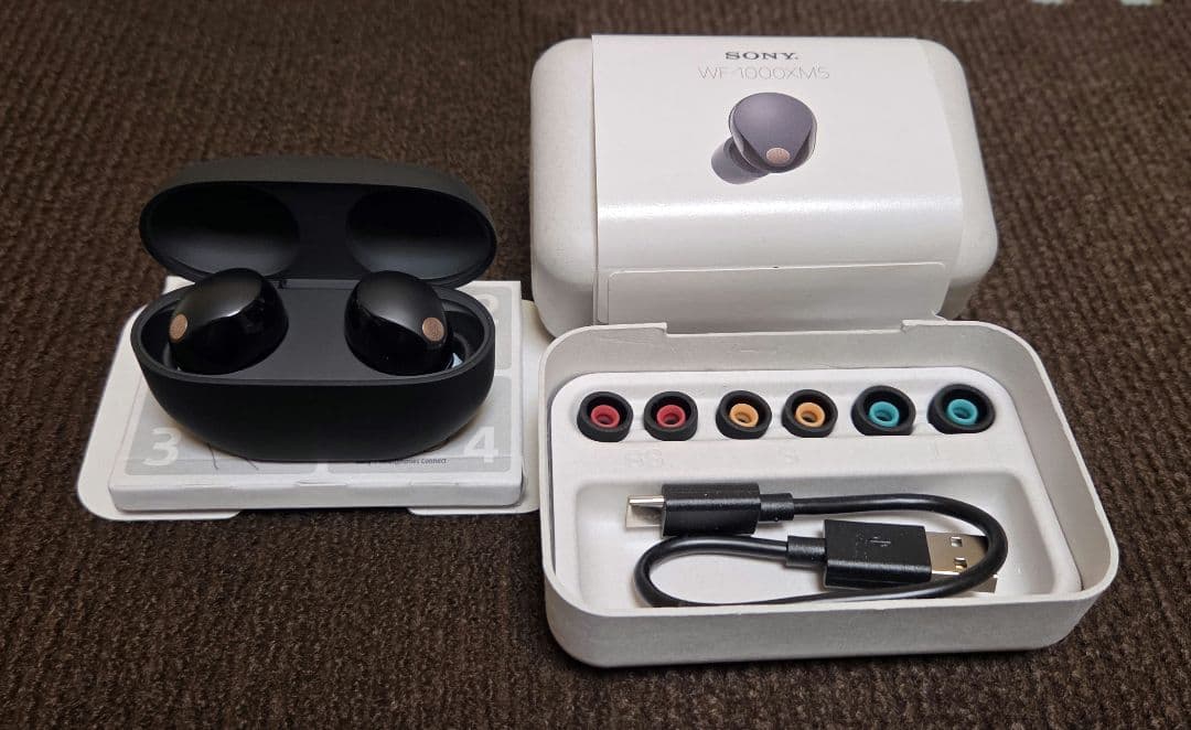 超美品 SONY WF-1000XM5 カバー付き