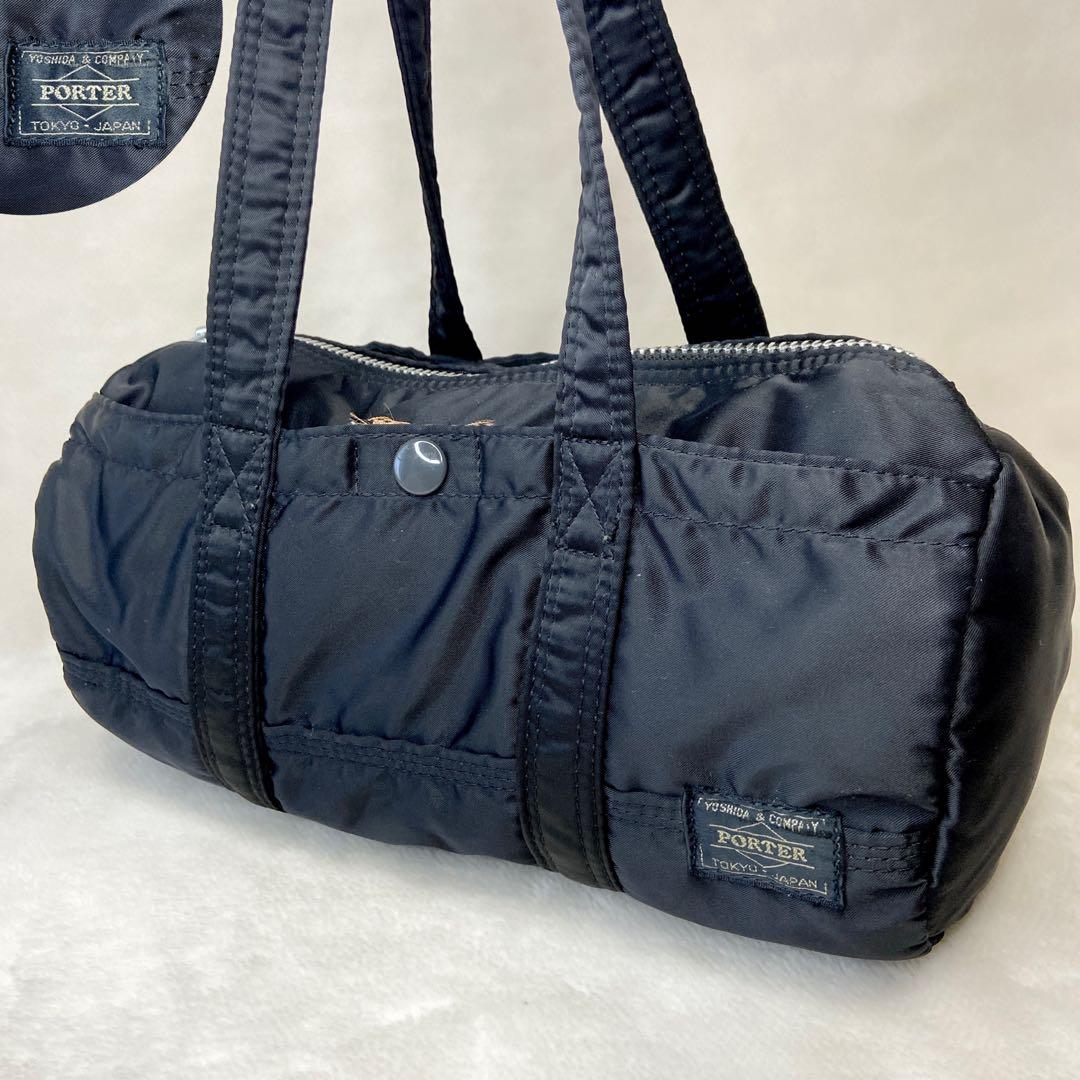 PORTER ポーター　ドラムバッグ　タンカー　黒　ブラック　人気