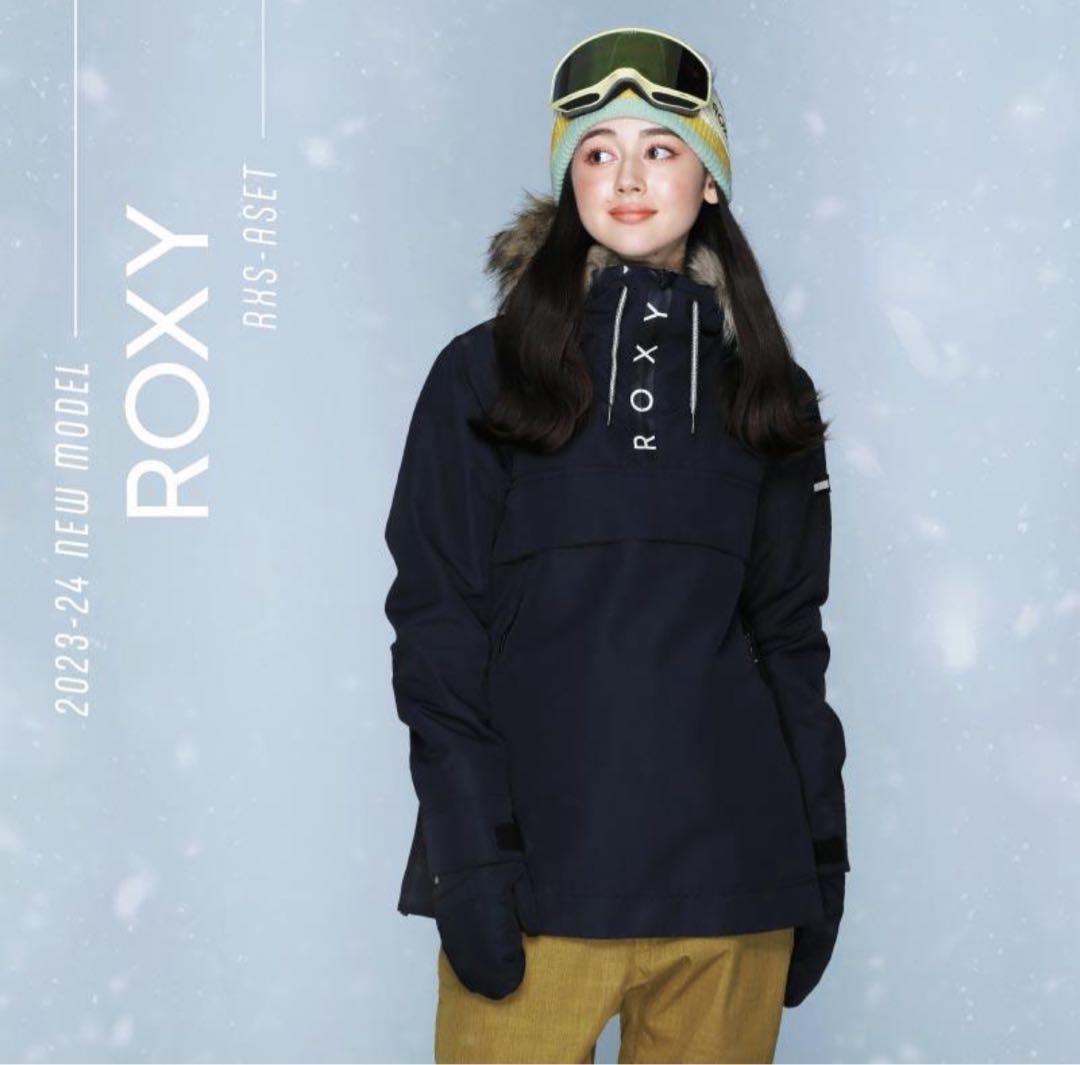 ATSU☺︎ROXY ロキシー スノボ ウェア アノラックジャケットブラック