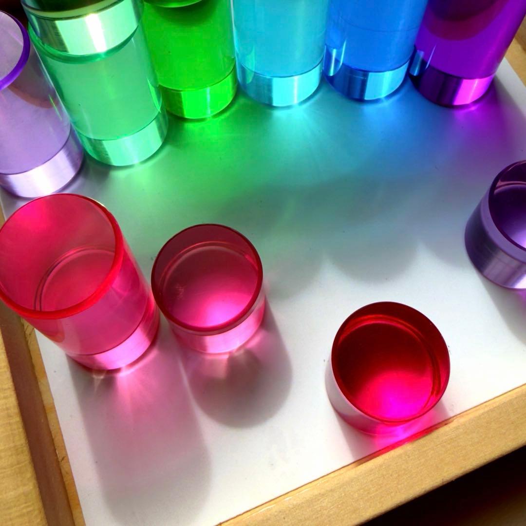 アクリル積み木　シリンダー