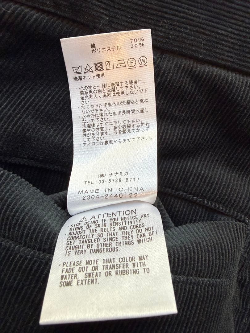 新品未使用ザノースフェイスパープルレーベルナナミカコーデュロイパンツWsサイズS