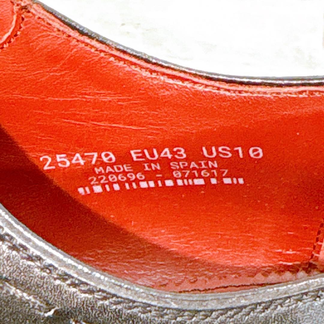 極美品✨マグナーニ 25470 外羽根 オパンケ 黒 保存袋付 43 27cm