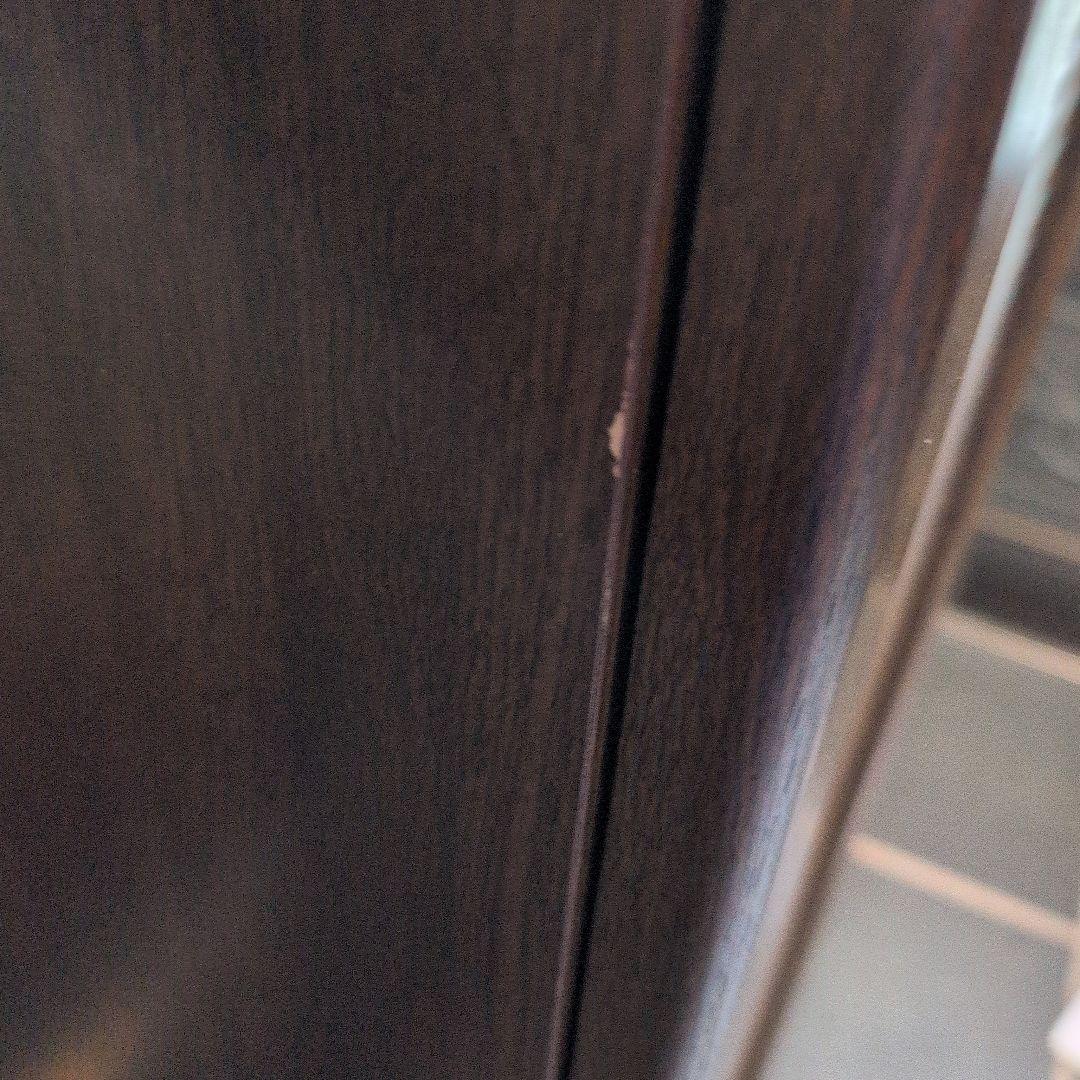 おくもと家具ダークブラウン シューズボックス 美品