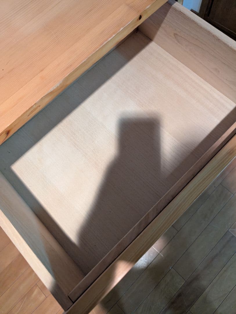 《送料込》無印良品 パイン材チェスト4段 木製家具 タンス 衣類収納 廃盤品